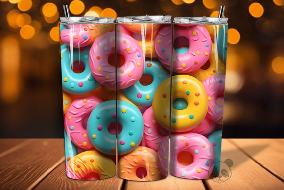 3D Donut Seamless Pattern 10 Design Guide