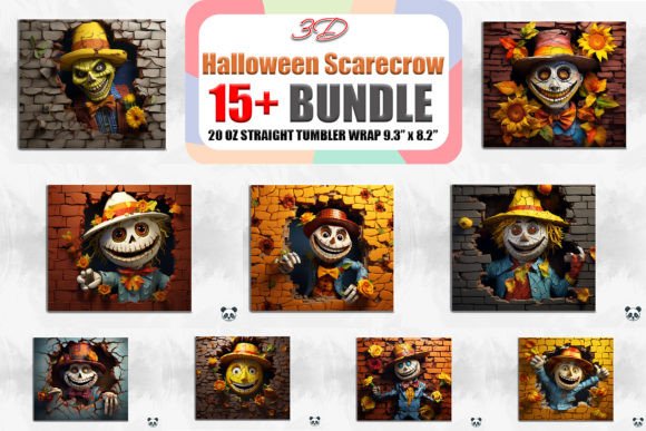 3D Scarecrow Tumbler Bundle