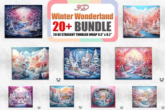 Evaluating the 3D Winter Wonderland Tumbler Bundle for Sublimation Projects