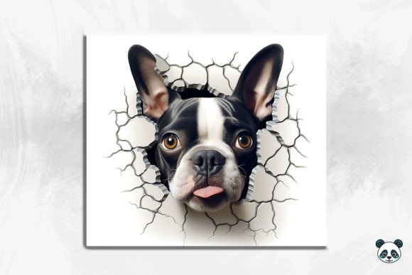 Mastering the 3D Boston Terrier Cracked Hole 3 Sublimation Design for Professional Tumbler Wraps