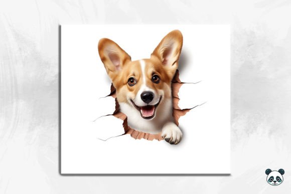 Mastering the 3D Corgi Cracked Hole 4 Sublimation Design for Professional Tumbler Creation