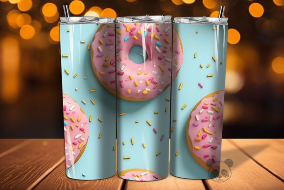 Strategic Branding with 3D Donut Seamless Pattern 5: A Guide for Sublimation Entrepreneurs